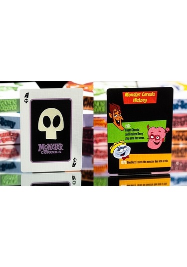 Fultons Monster Cereals Count Chocula Premium Oyun Kağıdı İskambil Kartları Destesi