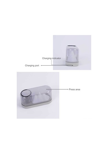 Kosona Kırmızı Pembe Dağ Şekilli Usb Şarjlı Led Gece Lambası - 3 Renk Seçeneği, Yumuşak Işık, 12 Saat Kullanim Süresi, Çocuk Odası Dekoru