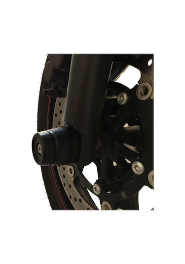 GP Kompozit  Yamaha R25 2015-2024 Uyumlu Ön ve Arka Aks Koruma Takoz Seti Siyah