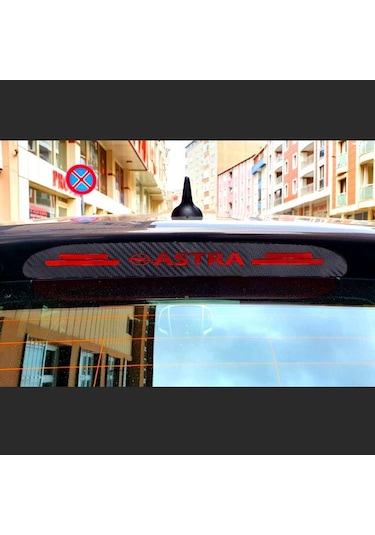 Opel Astra J Hb Karbon Arka Fren Stop Lambası Sticker
