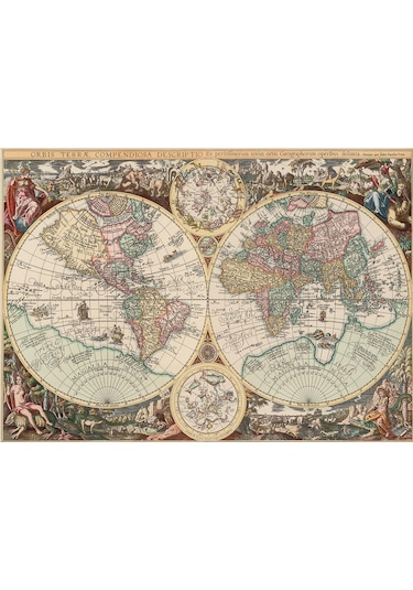 Art Puzzle Dünya Haritası  260 Parça Puzzle