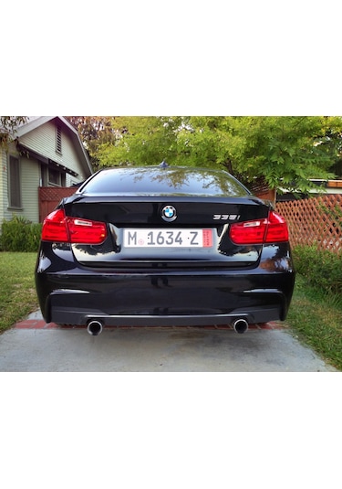 Bmw F30 3.35 Çift Çıkış Difüzör Difizör Difuzor Difuser Sağ Sol