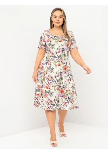 Nıko Tekstıl' Büyük Beden Triko Elbise 65118466