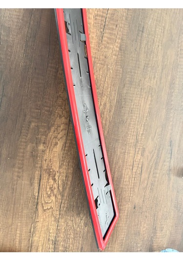 Oto Plaka 1 Adet Kırmızı