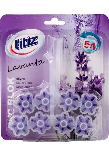 Titiz Klozet Blok Lavanta Kokulu 4x2'li 40 G