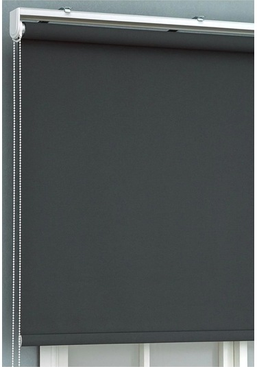 Narinlife Düz Stor Perde Siyah Modern Güneşlik Stor Perde