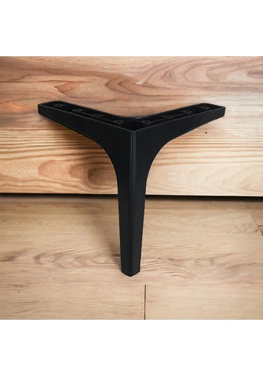 Lidya Mobilya Ayak Koltuk Çekyat Ayağı 15 Cm Siyah