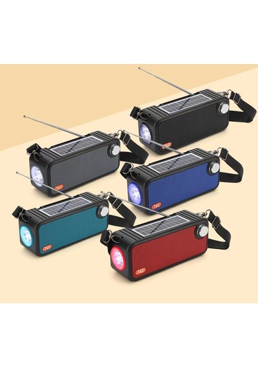 T&G TG637 Bluetooth 5.3 Güneş Enerjili Şarj Edilebilir Hoparlör