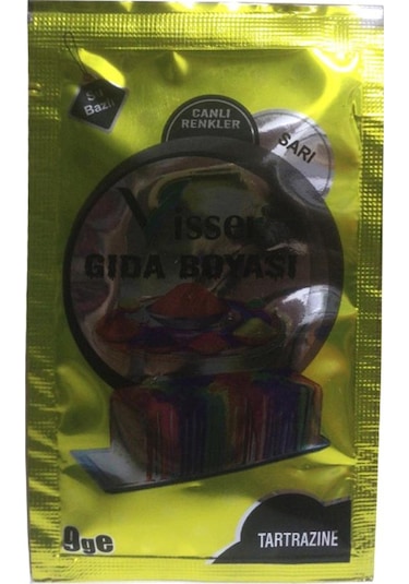 Gıda Boyası Toz 9 Gr 1 Adet Su Bazlı Toz Gıda Visser Pasta Boyası Hamur Boyası Deney Yapımı Oyun Hamuru 001