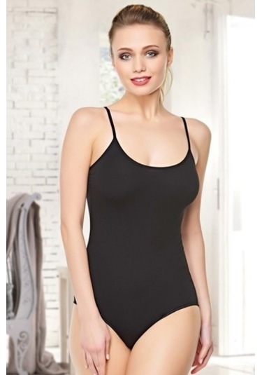 Belinay Ip Asklılı Çıtçıtlı Body Modal Yumuşak Bayan Atlet 0860