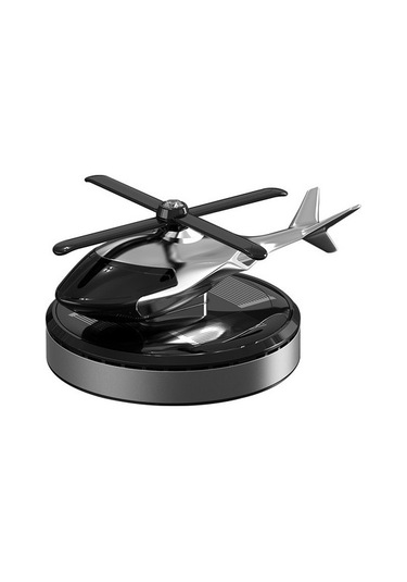 Güneş Enerjili Dönen Araba Hava Spreyi/uçak Kokusu Yaratıcı Helikopter Araba Hava Spreyi/araba Parfümü Süsü -