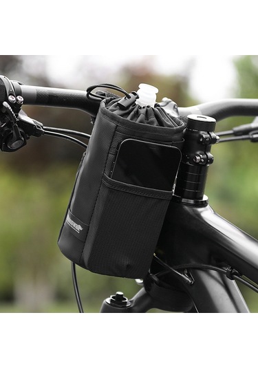 Rhinowalk-yalıtımlı Bisiklet Çantası Bisiklet Şişe Tutucu Bisiklet Y24967 Siyah