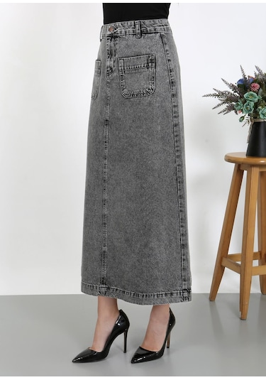 Tesettür Etek Siyah