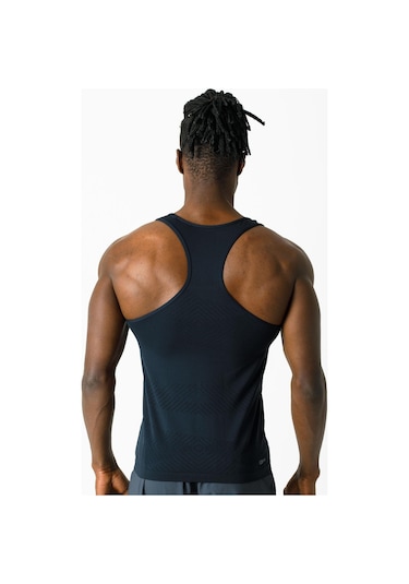 Maraton Active Ekstra Slim Erkek Atlet Yaka Kolsuz Training Lacivert Atlet 824011-Lacivert