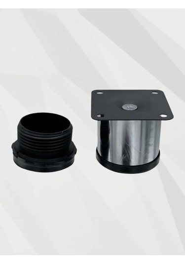 Kleyman Mobilya Ayaklığı, Yuvarlak, 50x60mm-70mm, Krom, 1 Adet 167642081 Diğer