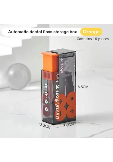 10 Adet/kutu Ipi Kürdan Seti Plastik Diş Arası Fırça Yeniden Kullanılabilir Diş Ipi Taşınabilir Diş Pensesinde Temizleyici Saklama Kutusu Çıplak