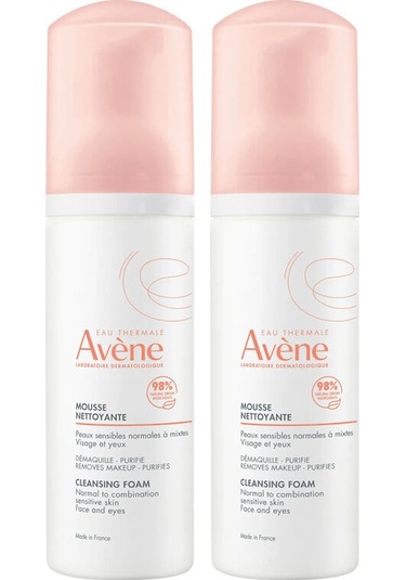 Avene Mousse Nettoyante Cilt Temizleme Köpüğü 2x150ml Set