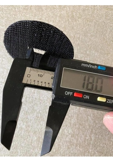 Yapışkanlı Yuvarlak Cırt Bant 56mm Tek Taraf 10 Adet