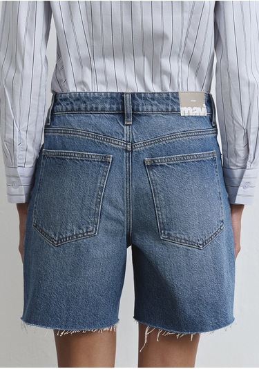 Mavi - Lidia Real Blue Puslu Koyu Mavi Jean Şort 1410145-89744 Koyu Mavi