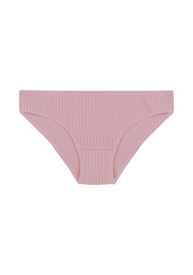 Kadın 3'lü Ajur Slip 11058 Ten - Kahverengi