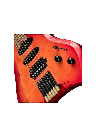 New Orleans Hdl450 Kırmızı Headless Elektro Gitar + Gigbag Çanta