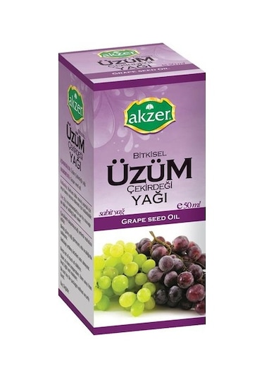 Akzer Üzüm Çekirdeği Yağı 50 ML