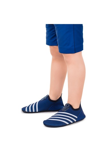 Kiko Kids Enigma Havuz Plaj Erkek Çocuk Deniz Ayakkabısı 7501 Lacivert - Beyaz Lacivert - Beyaz