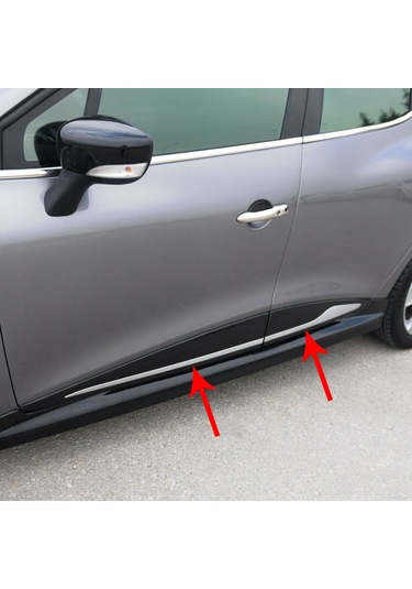 Renault Clio 4 Sport Tourer Krom Kapı Çıtası 4prç Paslanmaz Çelik N11.224