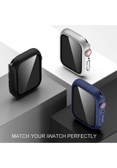 Springsun iOS Uyumlu Watch 36925 Nesil 42mm Serisi İçin 3 Adet Saat Kılıfı Ekran Akıllı Saat (İthalatçı Garantili)