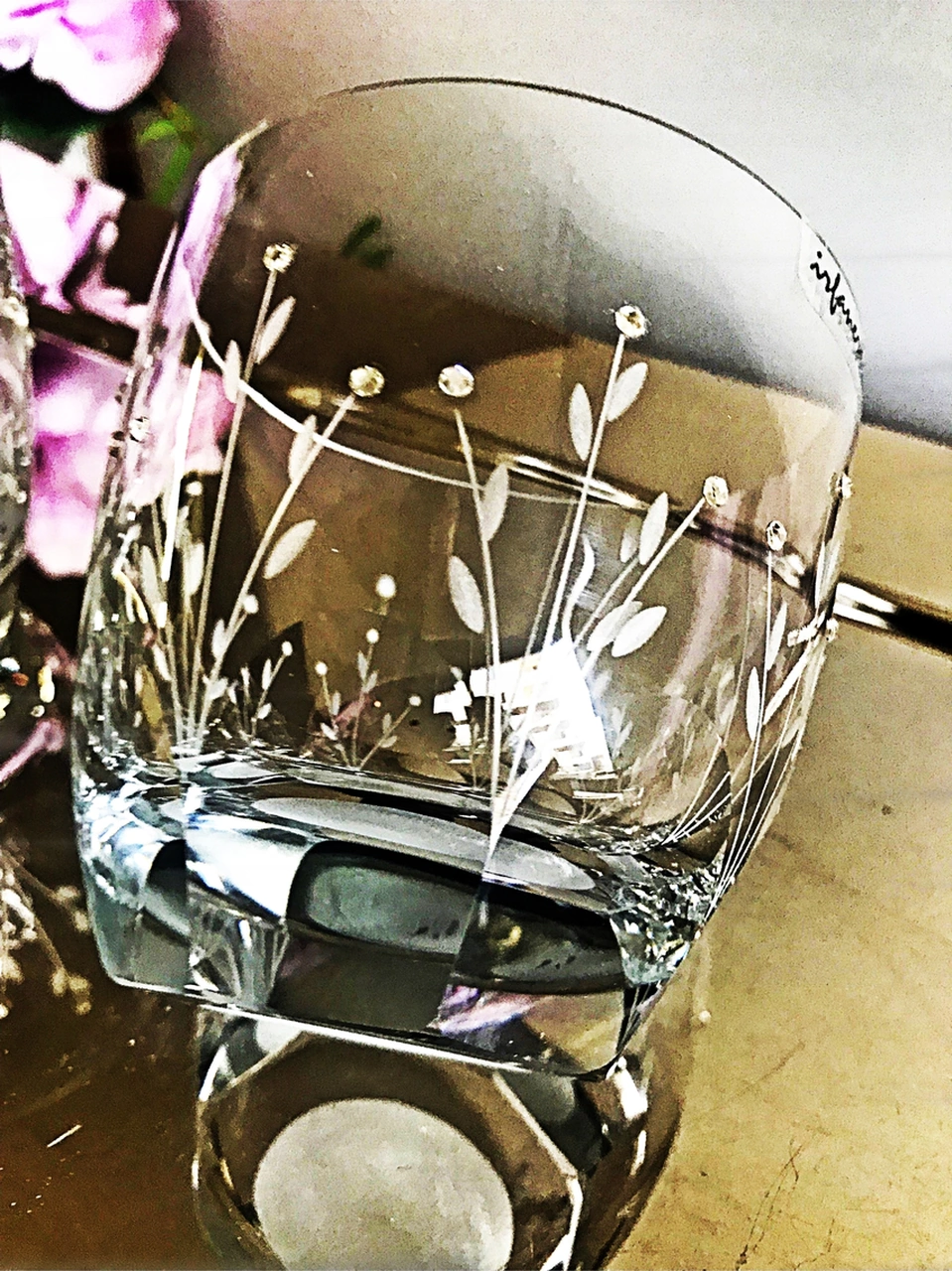 Pearl Viski Bardağı Özel Yapım % 100 El Yapımı 6 Adet Şeffaf