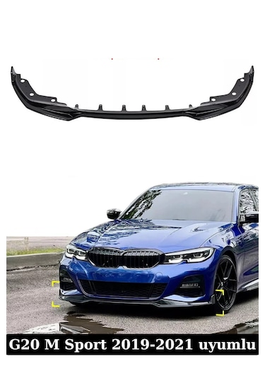 Bmw G20 Ön Lip G20 Piano Black Ön Tampon Eki Lip