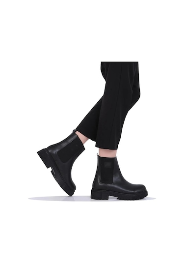 M.p. 242-2206 Zn Kadın Siyah Bot-siyah Siyah