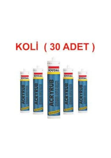 Soudal Silikonize Mastik 500 gr ANT. GRİ KOLİ 30 ADET