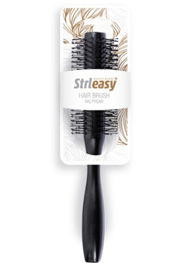 Strleasy 6735 Plastik Uçlu Fön Fırçası- Orta Boy 6735