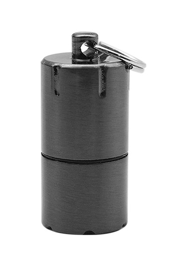Springsun Küçük Metal Kerosene Çakmak - Dayanıklı Konstruksiyon, Yakıt Buharlaşmasını Engeller, Anahtar Zincirine Takılabilir - Siyah Siyah