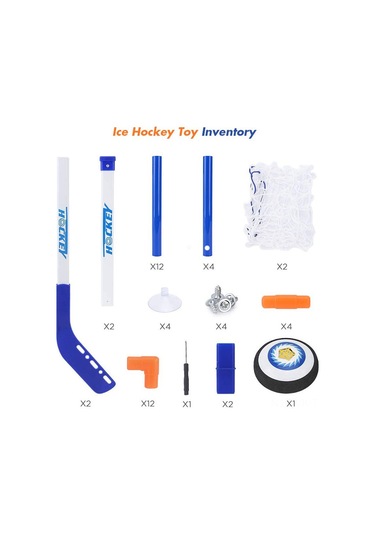 Vkemall Çocuklar İçin Elektrikli Hokey Oyun Seti - Evde Ve Dışarıda Kullanıma Uygun, Ateşsiz Hareket, Aile Etkileşimi Artırıcı Oyun - Pil Dahil Değil Çok Renkli