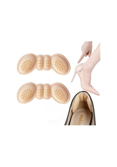 6 Mm Krem Ayakkabı Daraltan Ped Ayak Topuk Vurma Önleyici Sünger