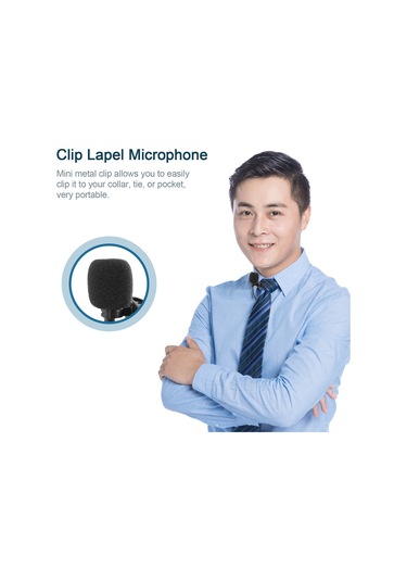 Lemestar Kablosuz Uhf Mikrofon Seti - 50m Menzilli, Akıllı Telefon/pc Uyumlu, Canlı Yayın Ve Kayıt İçin