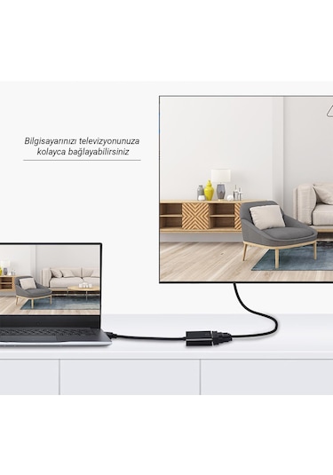 Dm Chb020 Hdmı To Vga Dişi Çevirici Adaptör Siyah