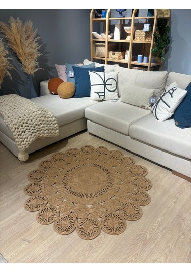 Marguerite Trikot Papatya Model Kilim Bej