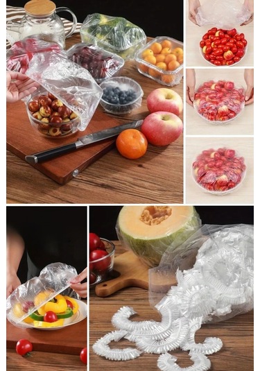 9055599701075drvs1 - Buffer 100 Adet Tazeliği Koruyan Tencere Ve Tabak Bonesi Çok Amaçlı Kullan At Tabak Bonesi Çok Renkli