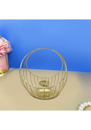 Suntek Mutfak Cafe Gold Için Demir Kahve Kapsül Tutucu Kahve