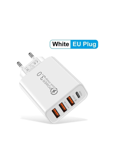 Guseyee20w Çoklu Usb Pd Duvar Şarjı Xiaomi İphone Uyumlu 13/12 Samsung Uyumlu Şarj Adaptörü Bizedistribütör Garantili