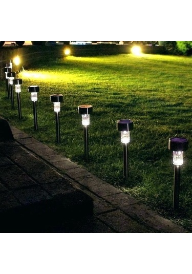 Solar Kazıklı Bahçe Lambası Seti 12 Adet 5332 Çok Renkli