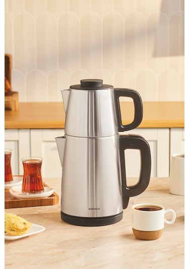 Karaca Tea Break Inox Çelik Su Isıtıcı & Çay Makinesi