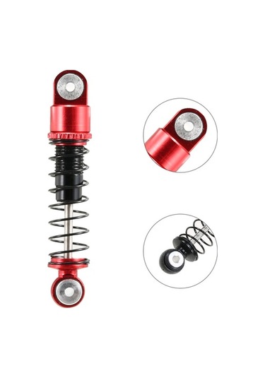 Didadodo 4 Adet Scx24 Amortisör Seti - 37mm Alüminyum, Ayarlanabilir Rc Araçlar İçin