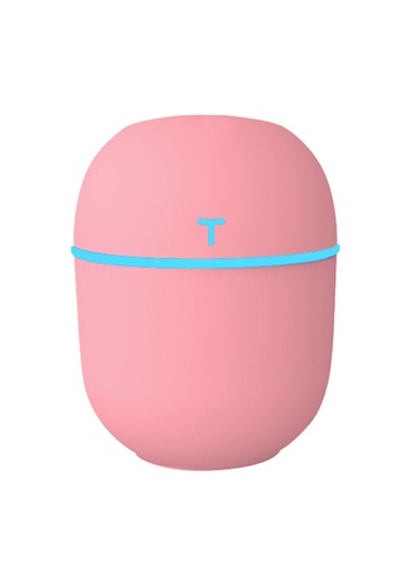 Yifomall Usb Ultrasonik Nemlendirici Ve Yağ Dağıtıcı - 200ml Tank, Otomatik Kapatma, Küçük Gece Lambası, Pembe Ev Ofis Araç İçin