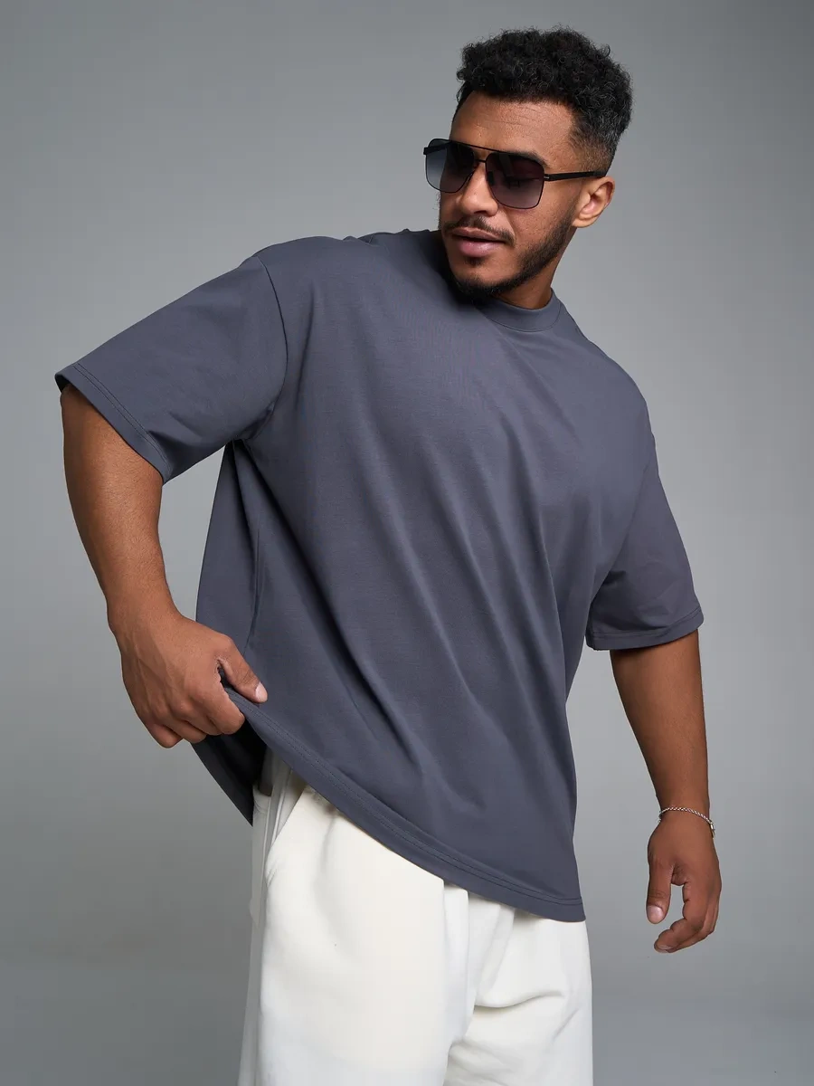 Stıngray Oversize Gri Kalın Tişö 313124921 Koyu Gri