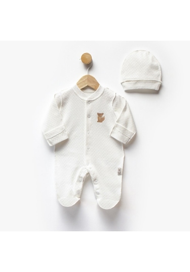 Flexi Bebek Tulumu 252349 Krem
