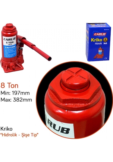 Carub Hidrolik Kriko 8 Ton Ce Belgeli Br2701301